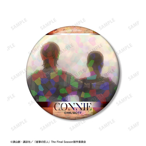 『進撃の巨人』コニー 場面写ホログラム缶バッジ2個セット【202511再販】