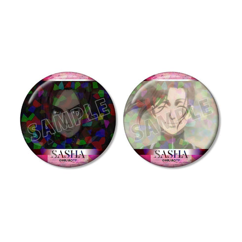 『進撃の巨人』サシャ 場面写ホログラム缶バッジ2個セット【202511再販】