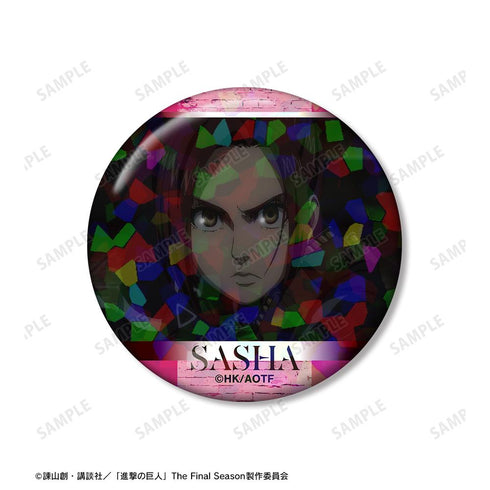 『進撃の巨人』サシャ 場面写ホログラム缶バッジ2個セット【202511再販】