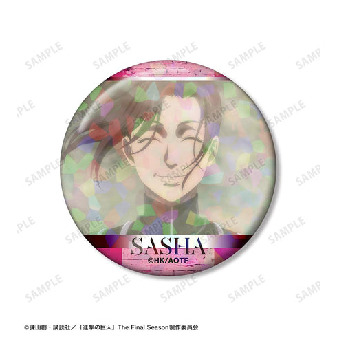 『進撃の巨人』サシャ 場面写ホログラム缶バッジ2個セット【202511再販】