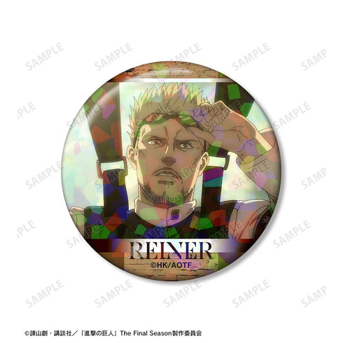 『進撃の巨人』ライナー 場面写ホログラム缶バッジ2個セット【202511再販】
