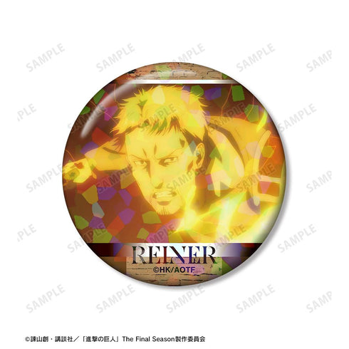 『進撃の巨人』ライナー 場面写ホログラム缶バッジ2個セット【202511再販】