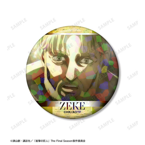 『進撃の巨人』ジーク 場面写ホログラム缶バッジ2個セット