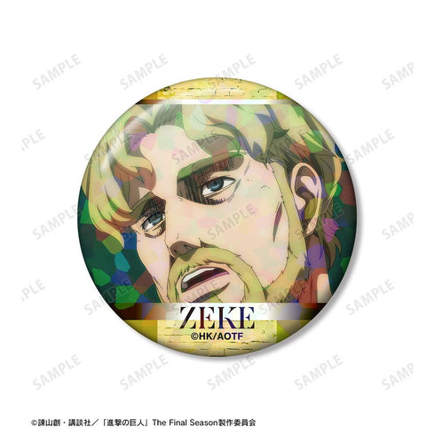 『進撃の巨人』ジーク 場面写ホログラム缶バッジ2個セット【202511再販】