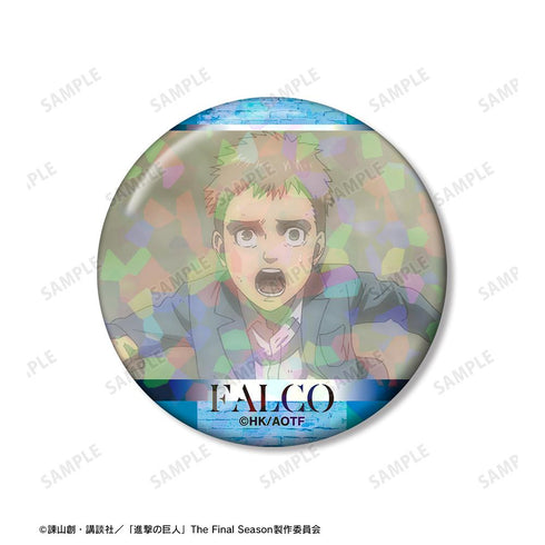 『進撃の巨人』ファルコ 場面写ホログラム缶バッジ2個セット【202511再販】