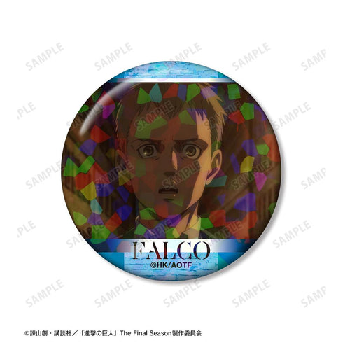 『進撃の巨人』ファルコ 場面写ホログラム缶バッジ2個セット【202511再販】