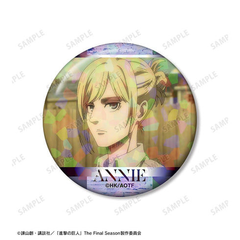 『進撃の巨人』アニ 場面写ホログラム缶バッジ2個セット【202511再販】