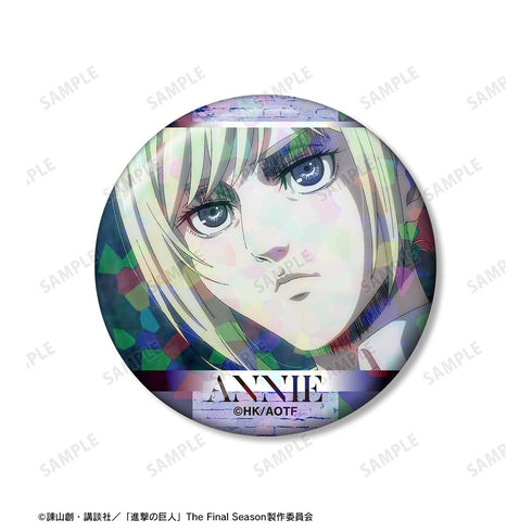 『進撃の巨人』アニ 場面写ホログラム缶バッジ2個セット