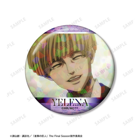 『進撃の巨人』イェレナ 場面写ホログラム缶バッジ2個セット【202511再販】