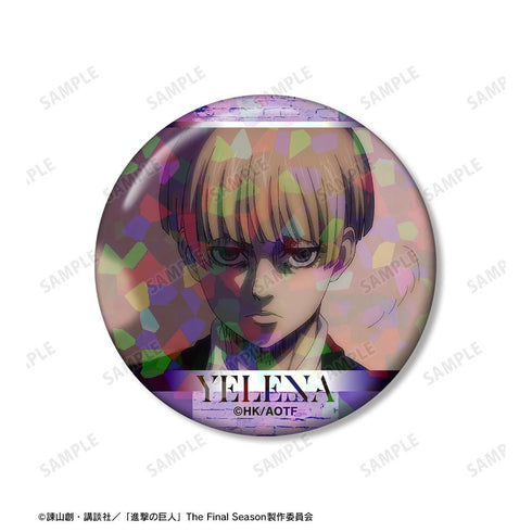 『進撃の巨人』イェレナ 場面写ホログラム缶バッジ2個セット【202511再販】