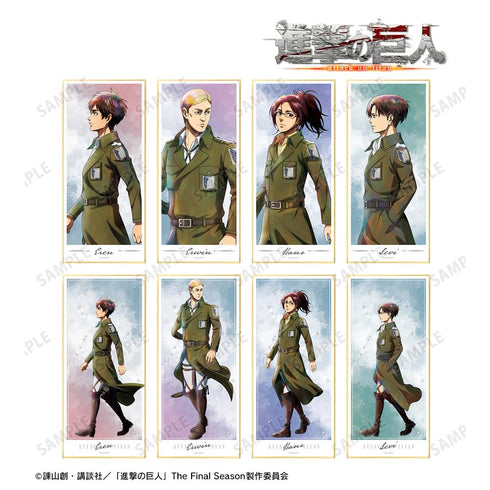 『進撃の巨人』描き下ろし 冬の歩みver. トレーディングスタンド付き色紙(単位/BOX)【202511再販】