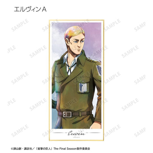 『進撃の巨人』描き下ろし 冬の歩みver. トレーディングスタンド付き色紙(単位/BOX)【202511再販】