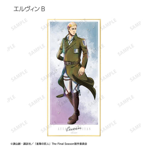 『進撃の巨人』描き下ろし 冬の歩みver. トレーディングスタンド付き色紙(単位/BOX)【202511再販】