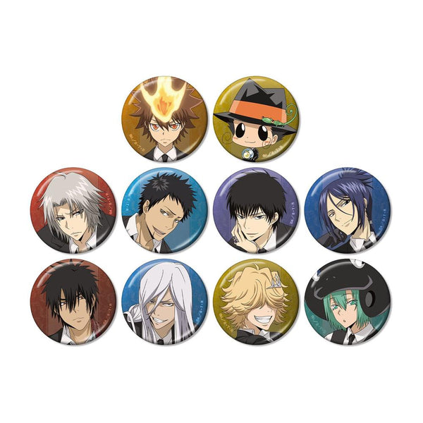 『家庭教師ヒットマンREBORN!』描き下ろし 玉座ver. トレーディングメタリック缶バッジ(単位/BOX)【202603再販】