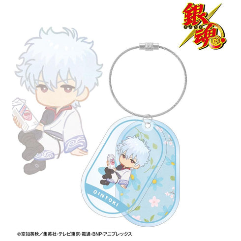 《銀魂》坂田銀時 Botania 雙連線 BIG 壓克力鑰匙圈【202603 再版】