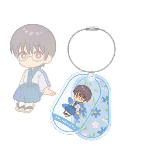 『銀魂』志村新八 Botania 2連ワイヤーBIGアクリルキーホルダー【202603再販】