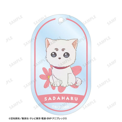 《銀魂》定春 Botania 雙連線大尺寸壓克力鑰匙圈【202603 再版】