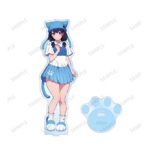 『グリッドマンユニバース』描き下ろし 宝多六花 猫の着ぐるみver. 特大アクリルスタンド【202607再販】