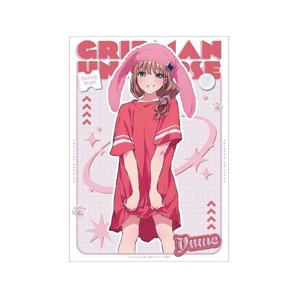 『グリッドマンユニバース』描き下ろし 南 夢芽 うさぎの着ぐるみver. A3マット加工ポスター【202607再販】