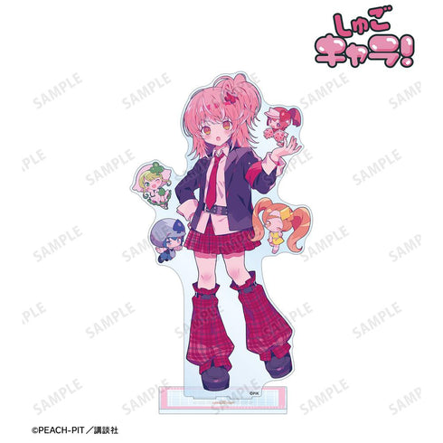 『しゅごキャラ!』夢ノ内さんイラスト 日奈森 あむ 制服ver. 特大アクリルスタンド【202601再販】