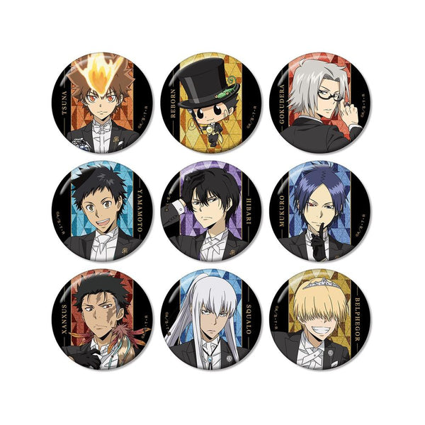 『家庭教師ヒットマンREBORN!』描き下ろし 燕尾服ver. トレーディンググリッター缶バッジ(単位/BOX)【202603再販】