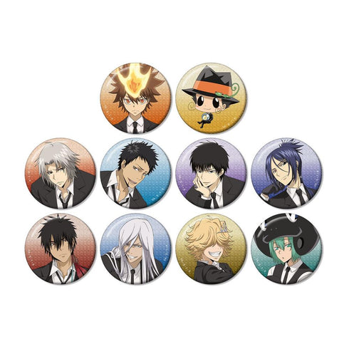 《家庭教师Hitman REBORN!》全新绘制 玉座版 闪粉收藏徽章(单位/盒)【202607再版】