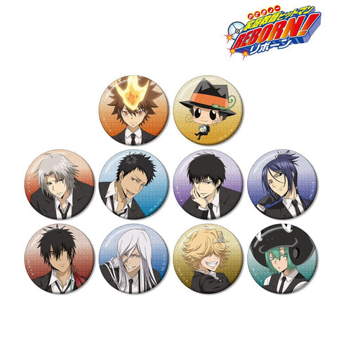 『家庭教師ヒットマンREBORN!』描き下ろし 玉座ver. トレーディンググリッター缶バッジ(単位/BOX)【202603再販】