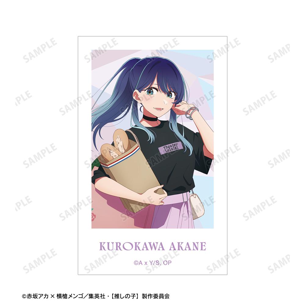 推しの子アニメイト抽選会インスタントフォト風カード f賞アクアルビーかなあかね 推しの子】チア姿のアイや学ランのアクアを描き下ろし♪ 第2期