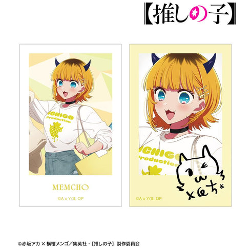 『【推しの子】』【推しの子】 描き下ろし MEMちょ ショッピングver. インスタントカメラ風イラストカード2枚セット