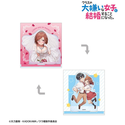 『クラスの大嫌いな女子と結婚することになった。』北条才人&桜森朱音 イラストカード付き両面アクリルスタンド