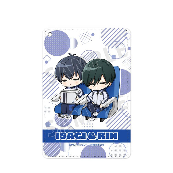 『ブルーロック』潔 世一&糸師 凛 ちびキャラ 新幹線でうたたねver. 1ポケットパスケース