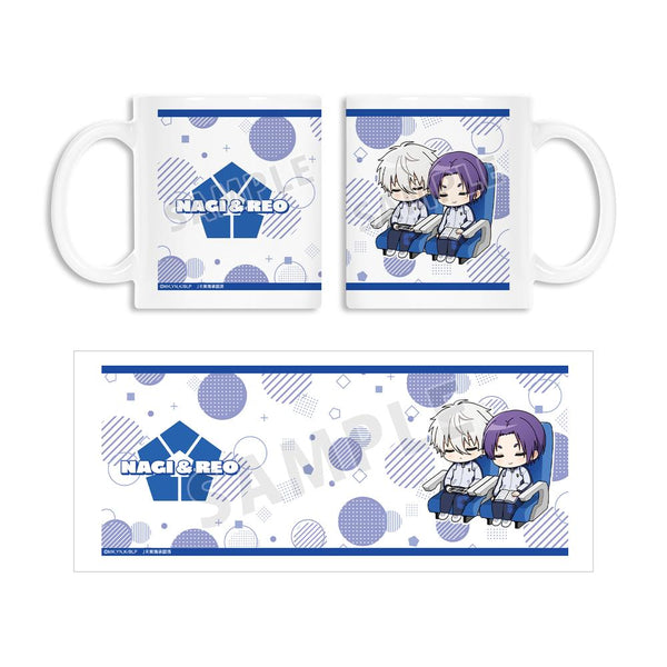 『ブルーロック』凪 誠士郎&御影 玲王 ちびキャラ 新幹線でうたたねver. マグカップ【202601再販】