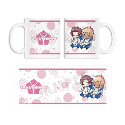 『ブルーロック』糸師 冴&士道 龍聖 ちびキャラ 新幹線でうたたねver. マグカップ【202601再販】