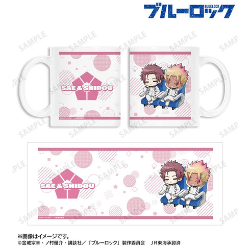 『ブルーロック』糸師 冴&士道 龍聖 ちびキャラ 新幹線でうたたねver. マグカップ【202601再販】