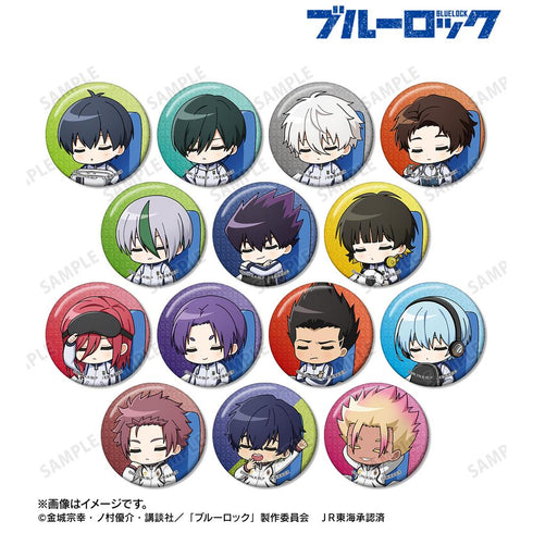 『ブルーロック』トレーディング ちびキャラ 新幹線でうたたねver. グリッター缶バッジ(単位/BOX)【202601再販】