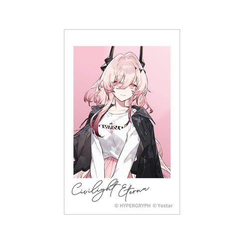 『アークナイツ』シヴィライト・エテルナ ショッピングver. インスタントカメラ風イラストカード