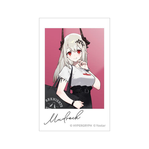 『アークナイツ』マドロック ショッピングver. インスタントカメラ風イラストカード