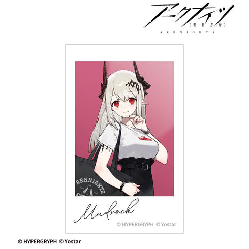 『アークナイツ』マドロック ショッピングver. インスタントカメラ風イラストカード