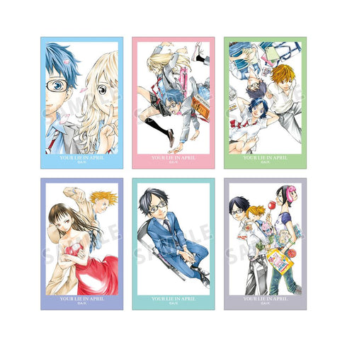 『四月は君の嘘』イラストカード6枚セット ver.A