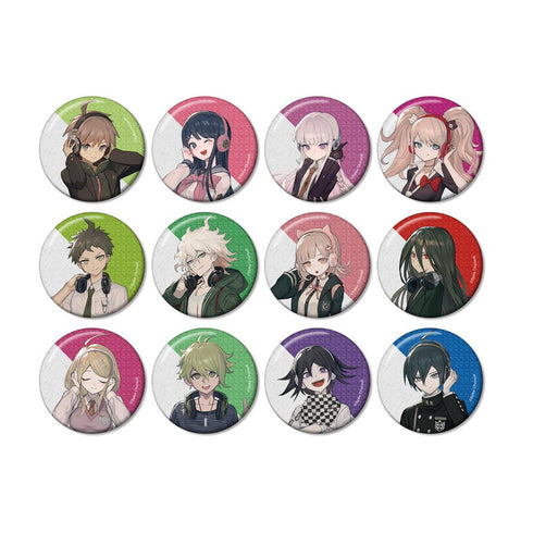 『ダンガンロンパシリーズ』lackさんイラスト ヘッドフォンver. トレーディンググリッター缶バッジ(単位/BOX)