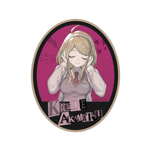 『ダンガンロンパシリーズ』lackさんイラスト 赤松 楓 ヘッドフォンver. ダイカットステッカー