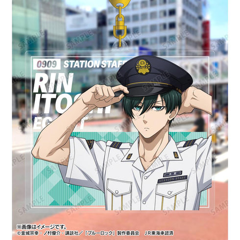 『ブルーロック』描き下ろし 糸師 凛 駅員ver. BIGアクリルキーホルダー【202601再販】