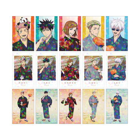 『呪術廻戦』描き下ろし 浴衣ver. トレーディングホログラムビジュアルカード(単位/BOX)