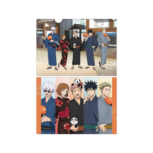 『呪術廻戦』描き下ろし 集合 浴衣ver. クリアファイル