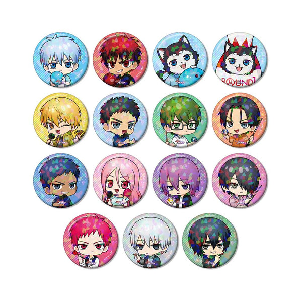 『黒子のバスケ』トレーディング ちびキャラ ホログラム缶バッジ(単位/BOX)