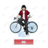 『弱虫ペダル LIMIT BREAK』描き下ろし 新開 悠人 私服×ロードバイクver. BIGアクリルスタンド
