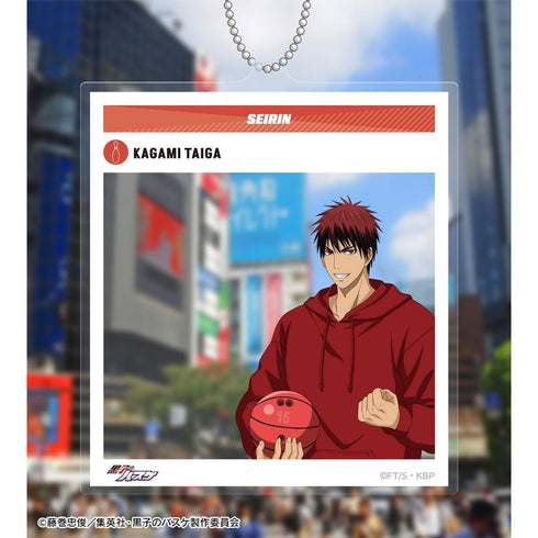 《黑子的籃球》全新繪製 火神大我 運動假期版 SNS風超大亞克力鑰匙圈【202604再版】