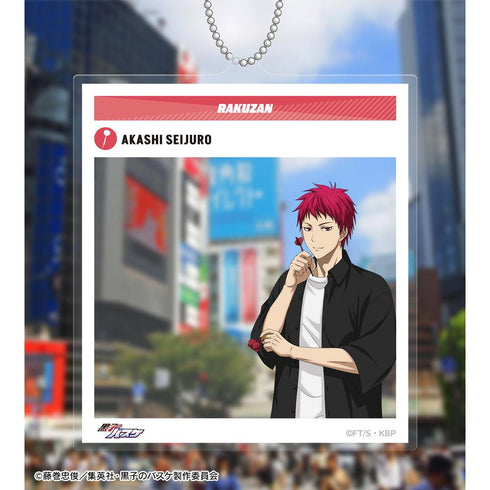 《黑子的籃球》全新繪製 赤司征十郎 運動假期版 SNS風超大亞克力鑰匙圈【202604再版】