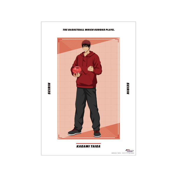 『黒子のバスケ』描き下ろし 火神大我 スポーツホリデーver. A3マット加工ポスター