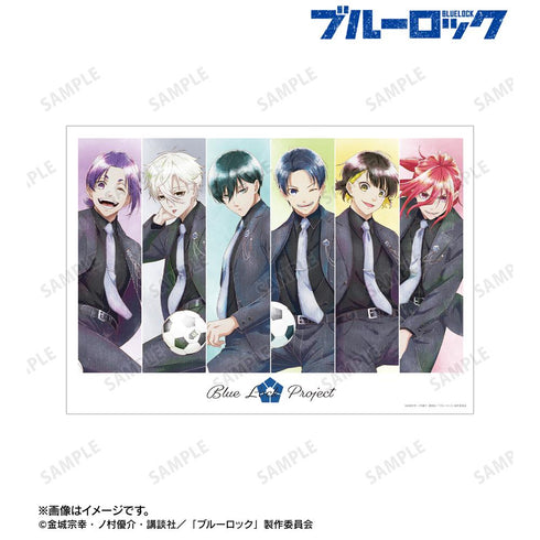 『ブルーロック』描き下ろし 集合 スーツモデルver. Ani-Art aqua label A3マット加工ポスター【202510再販】